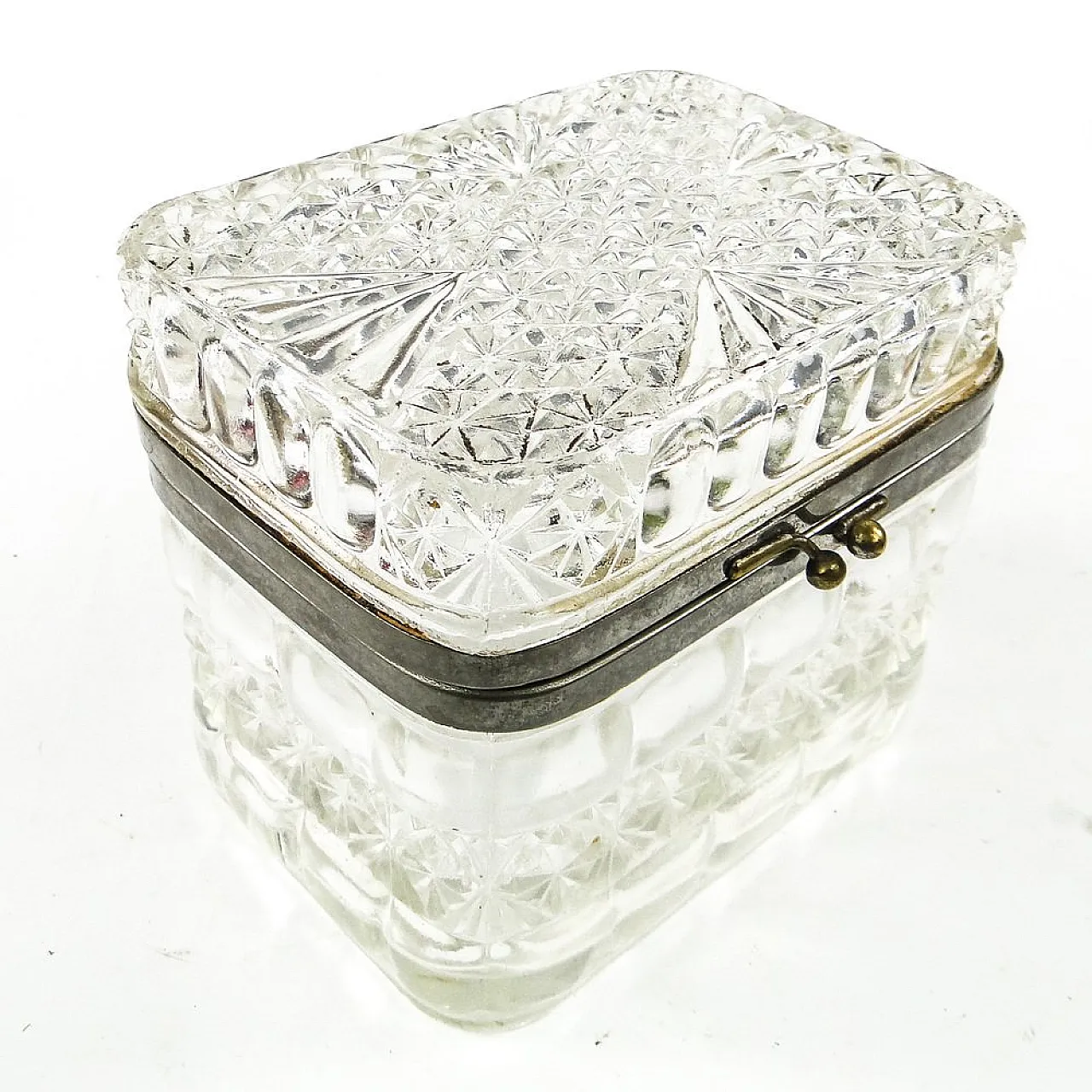 Cut Glass Casket Box 9