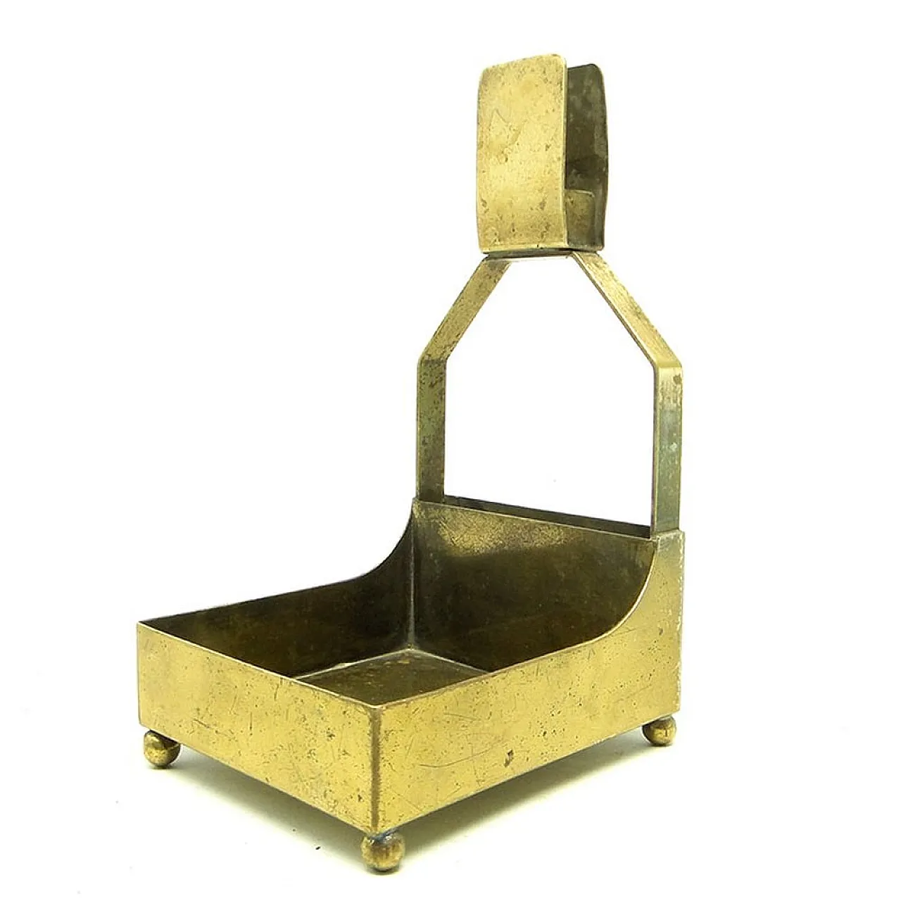 Brass Tabletop Ashtray Holder 1