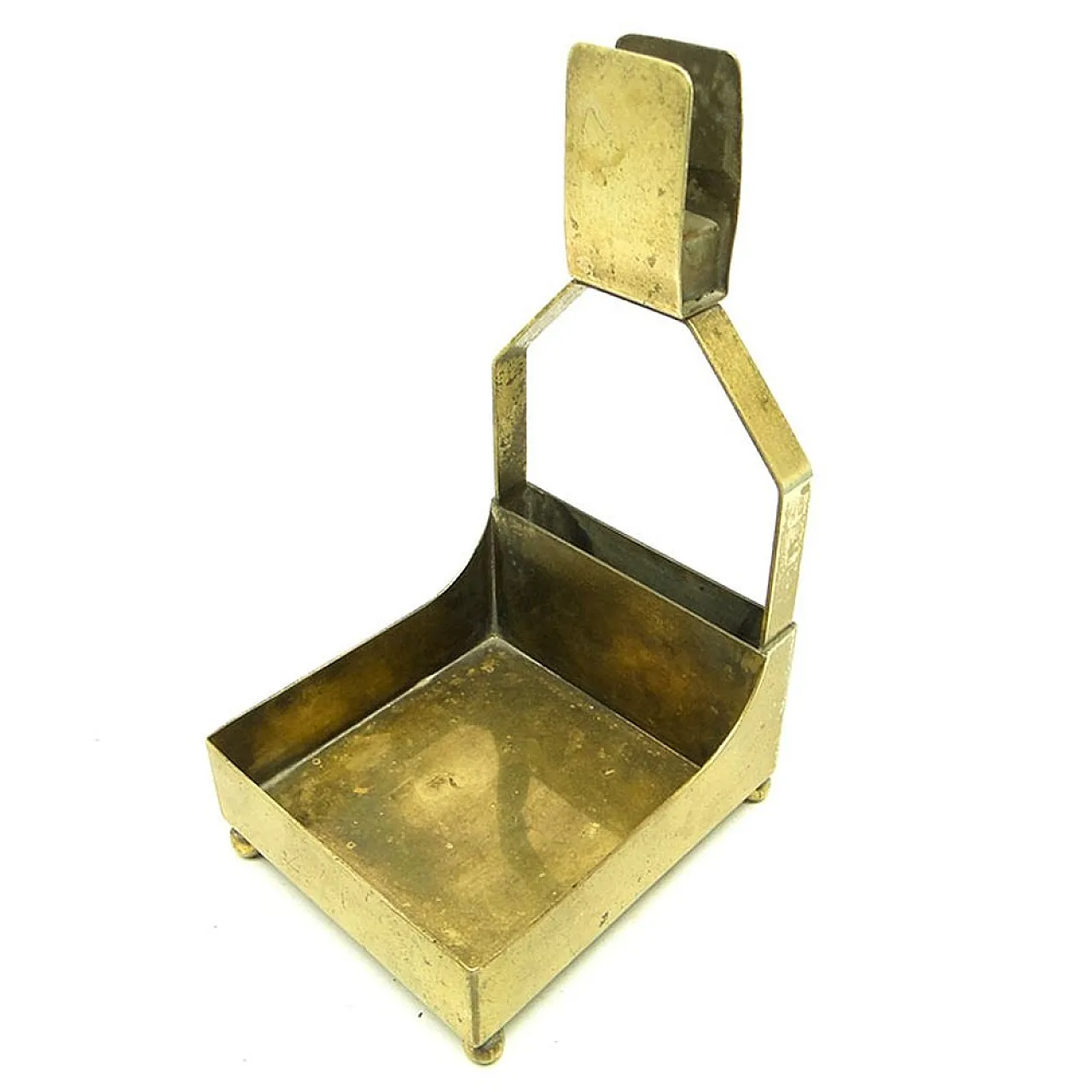 Brass Tabletop Ashtray Holder 2