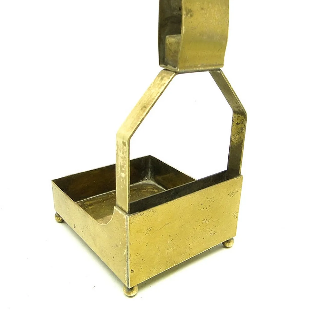 Brass Tabletop Ashtray Holder 3