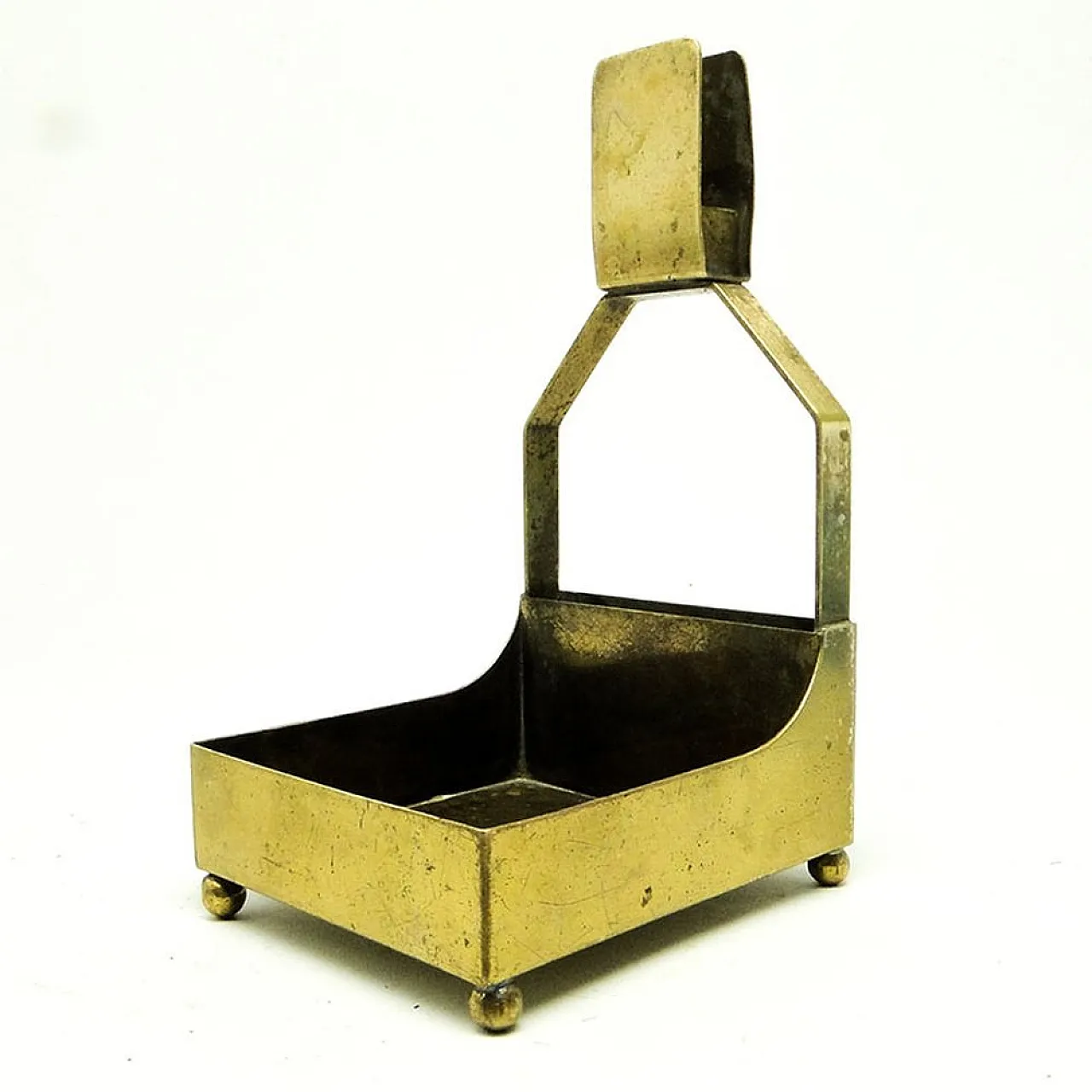 Brass Tabletop Ashtray Holder 5