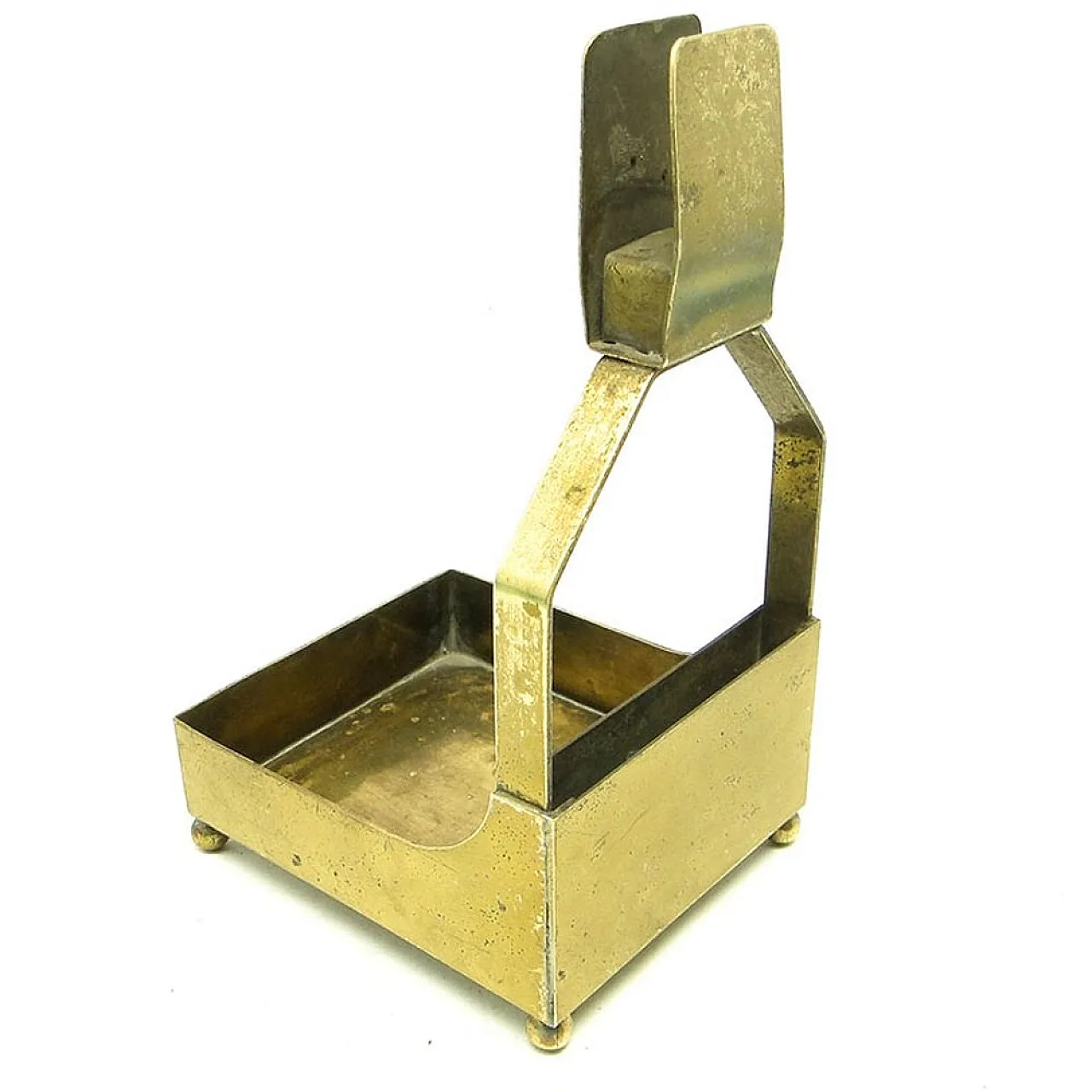 Brass Tabletop Ashtray Holder 7