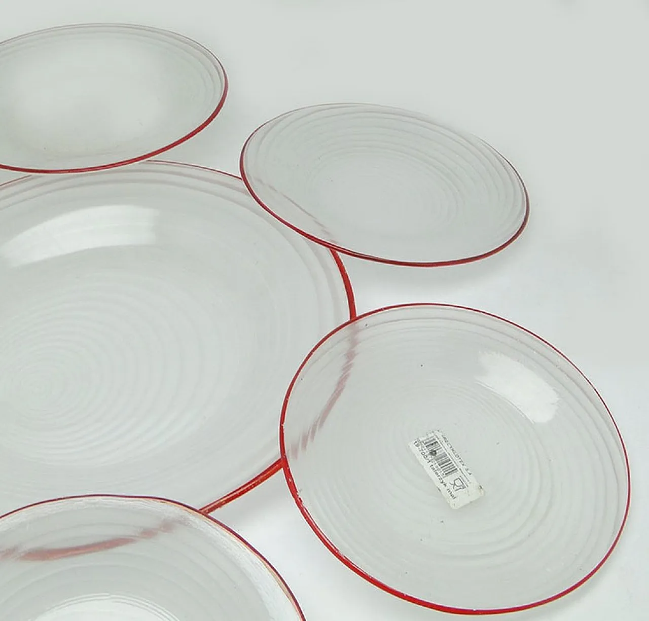 Set da dessert Rotor di J. Drost, Ząbkowice Gospodarcza Huta, Polonia, 197 4