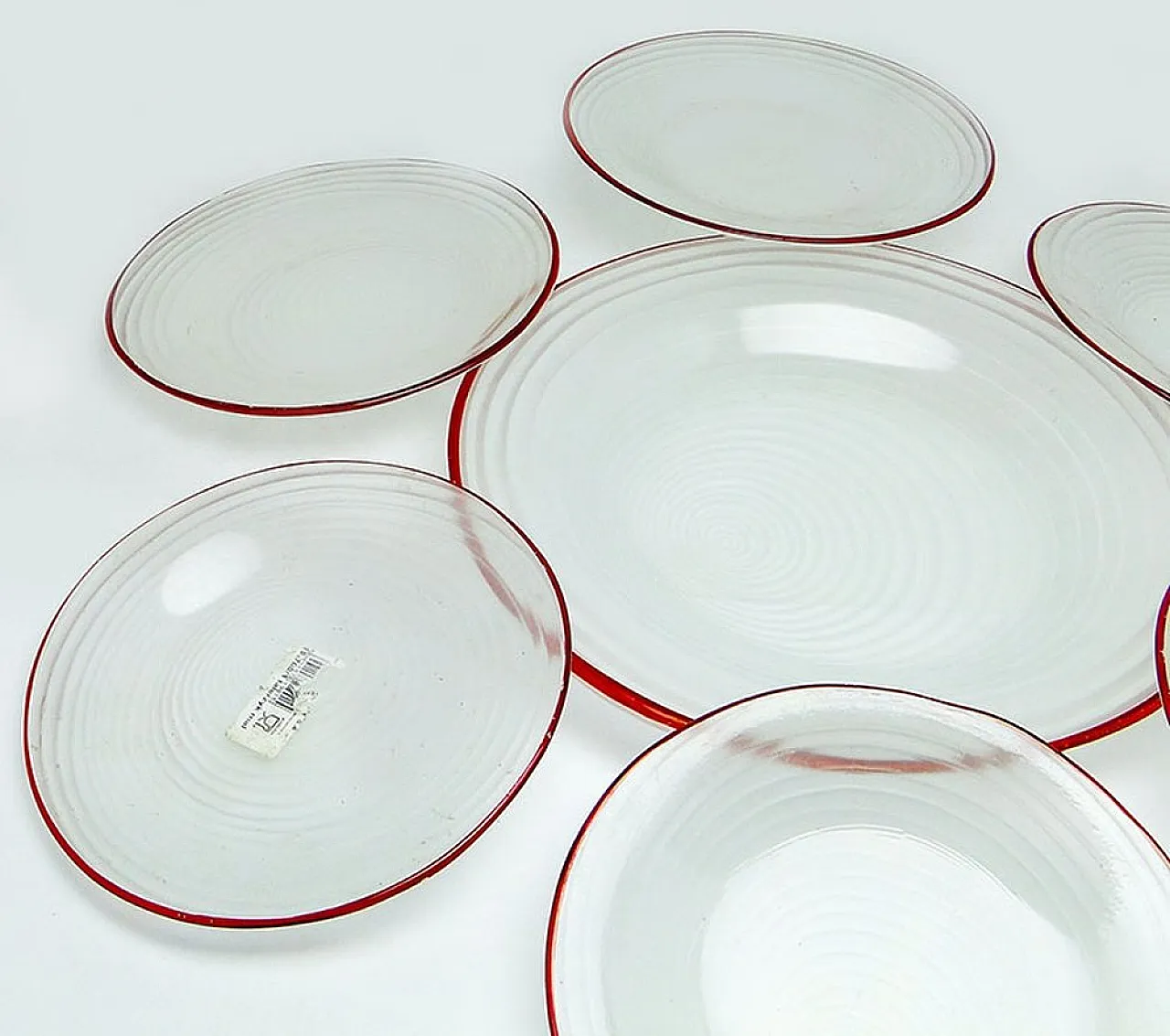 Set da dessert Rotor di J. Drost, Ząbkowice Gospodarcza Huta, Polonia, 197 5