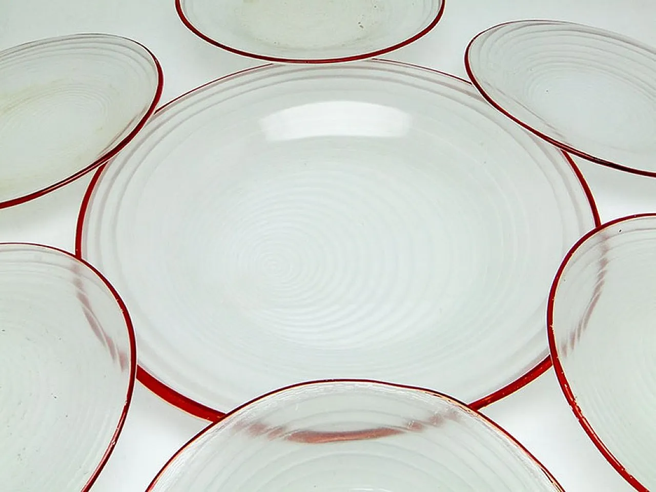 Set da dessert Rotor di J. Drost, Ząbkowice Gospodarcza Huta, Polonia, 197 6