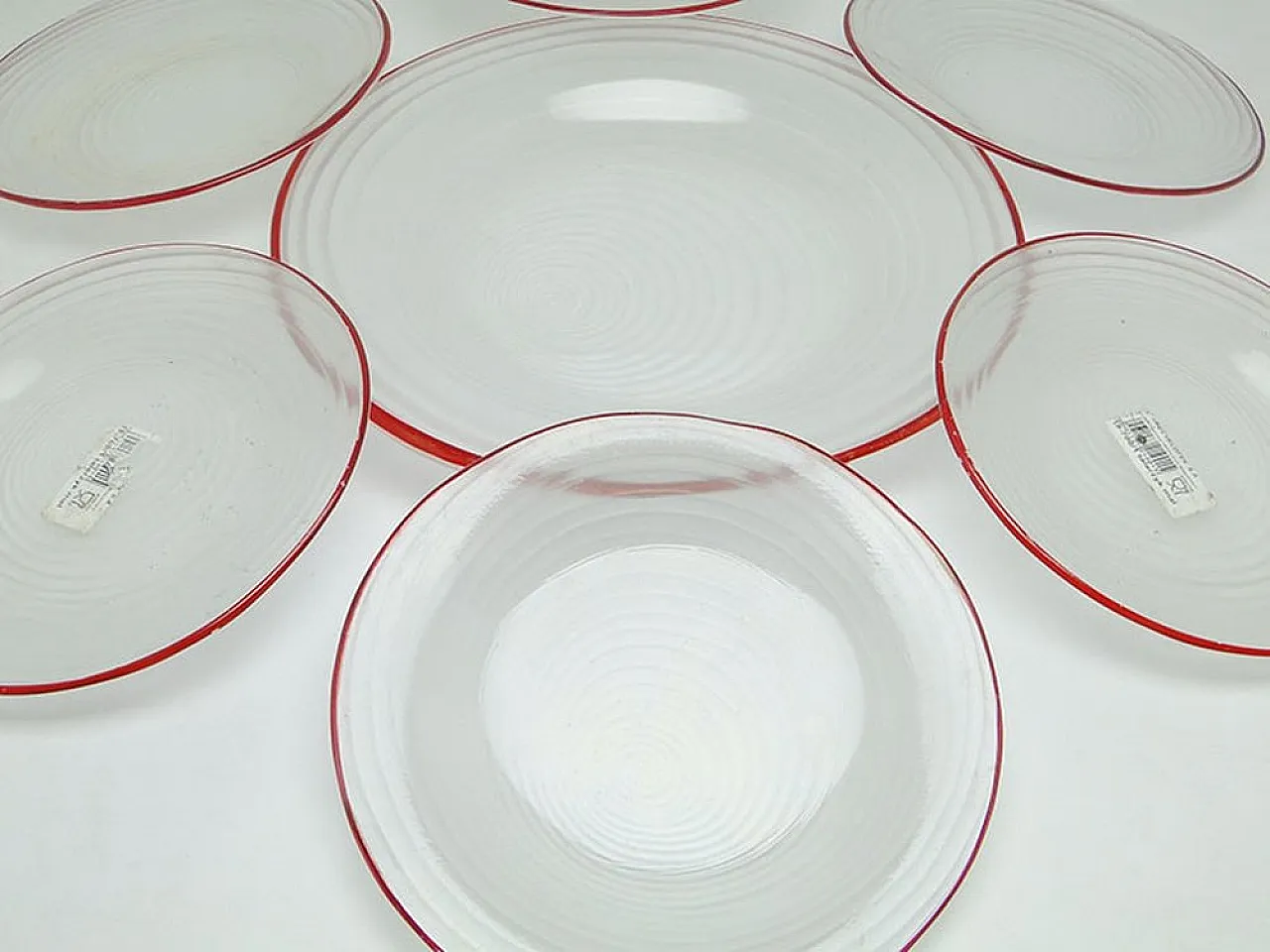 Set da dessert Rotor di J. Drost, Ząbkowice Gospodarcza Huta, Polonia, 197 8