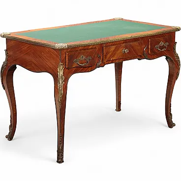 Napoleon III style desk in bois de rose, 19th century