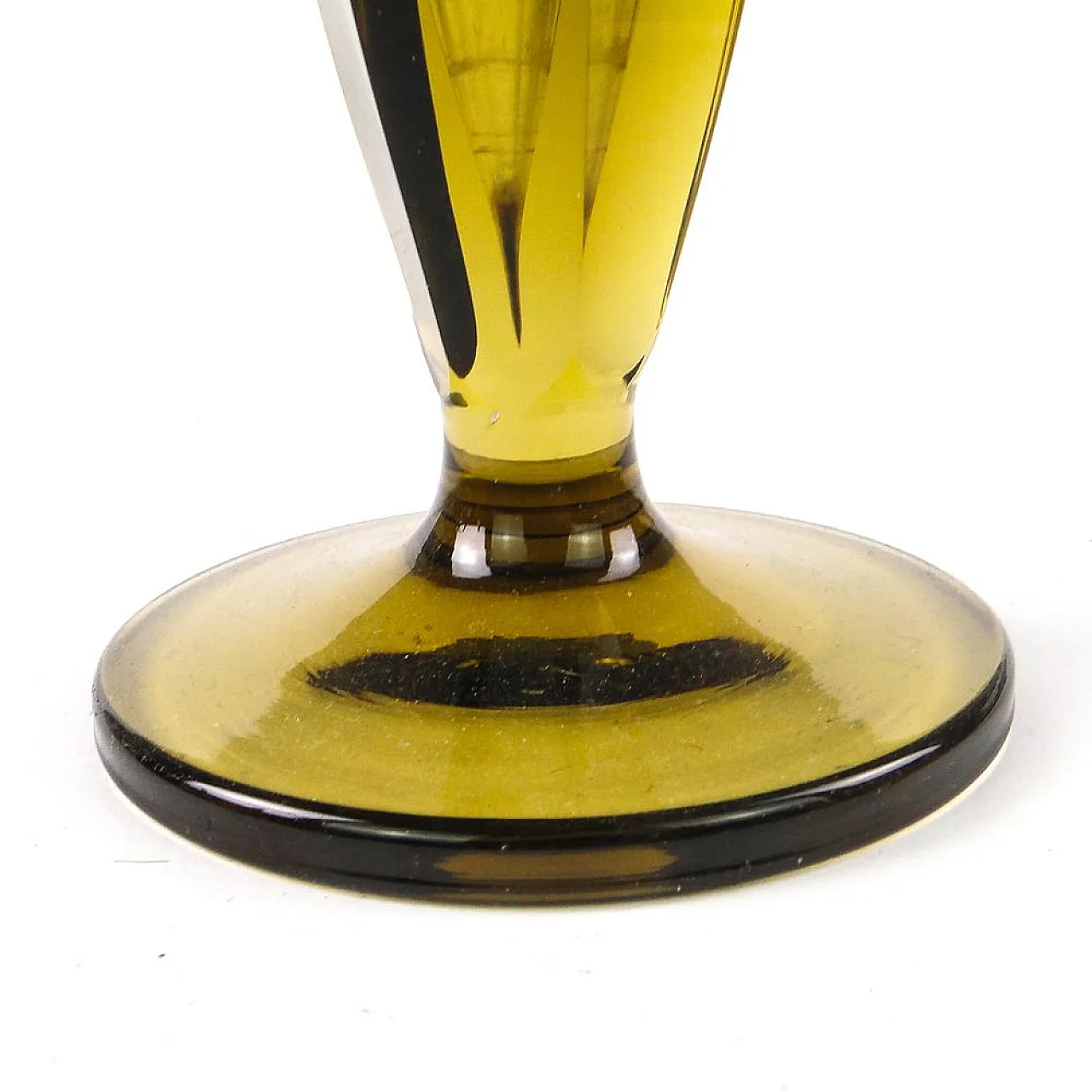 Vaso Art Déco polacco della vetreria Josephine, anni '30. 5