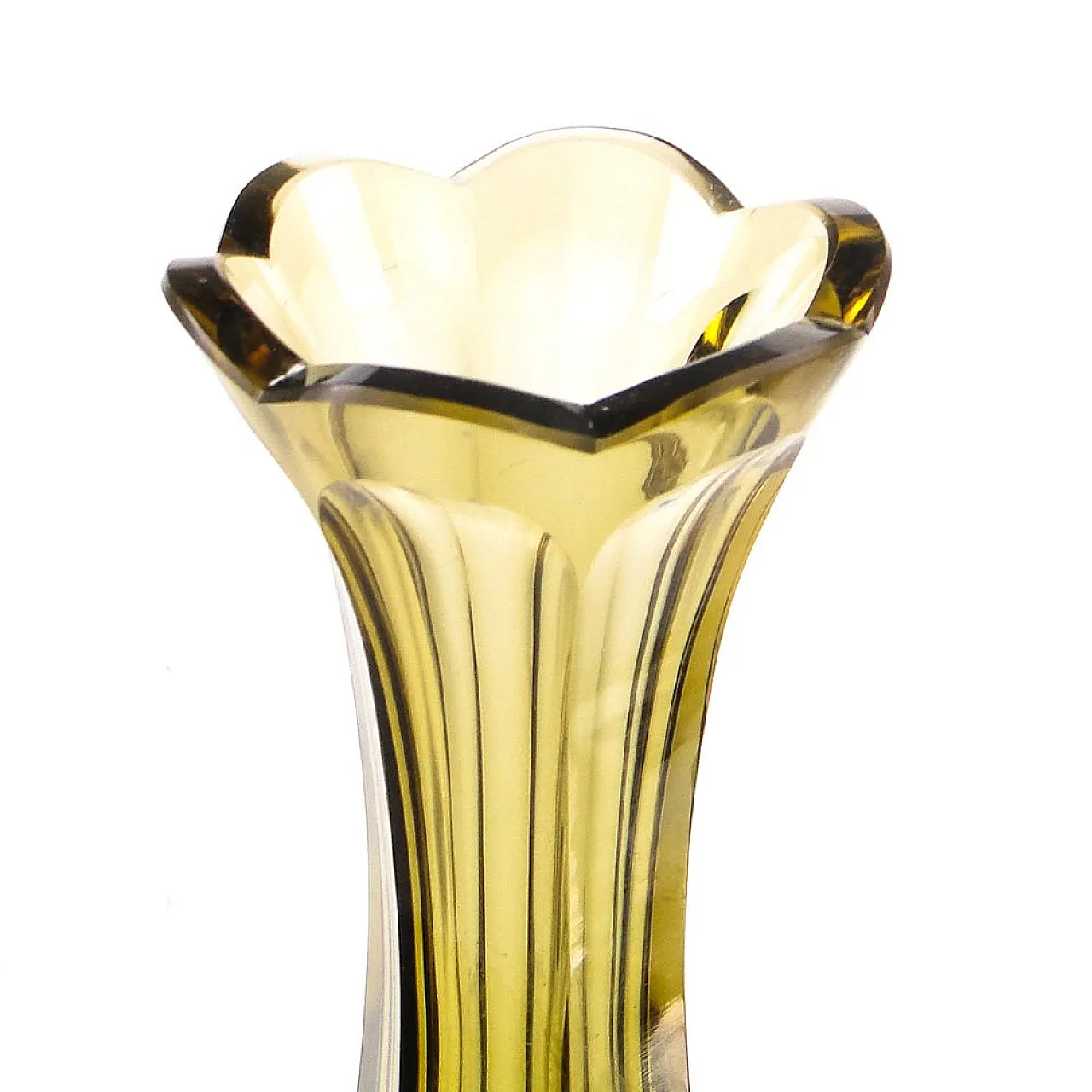 Vaso Art Déco polacco della vetreria Josephine, anni '30. 6