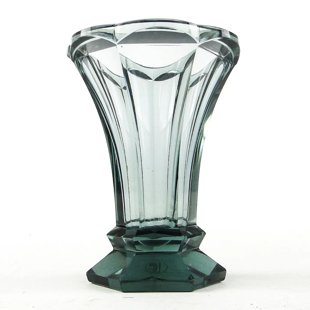 Vaso Art Déco di Moser, anni '30. 1