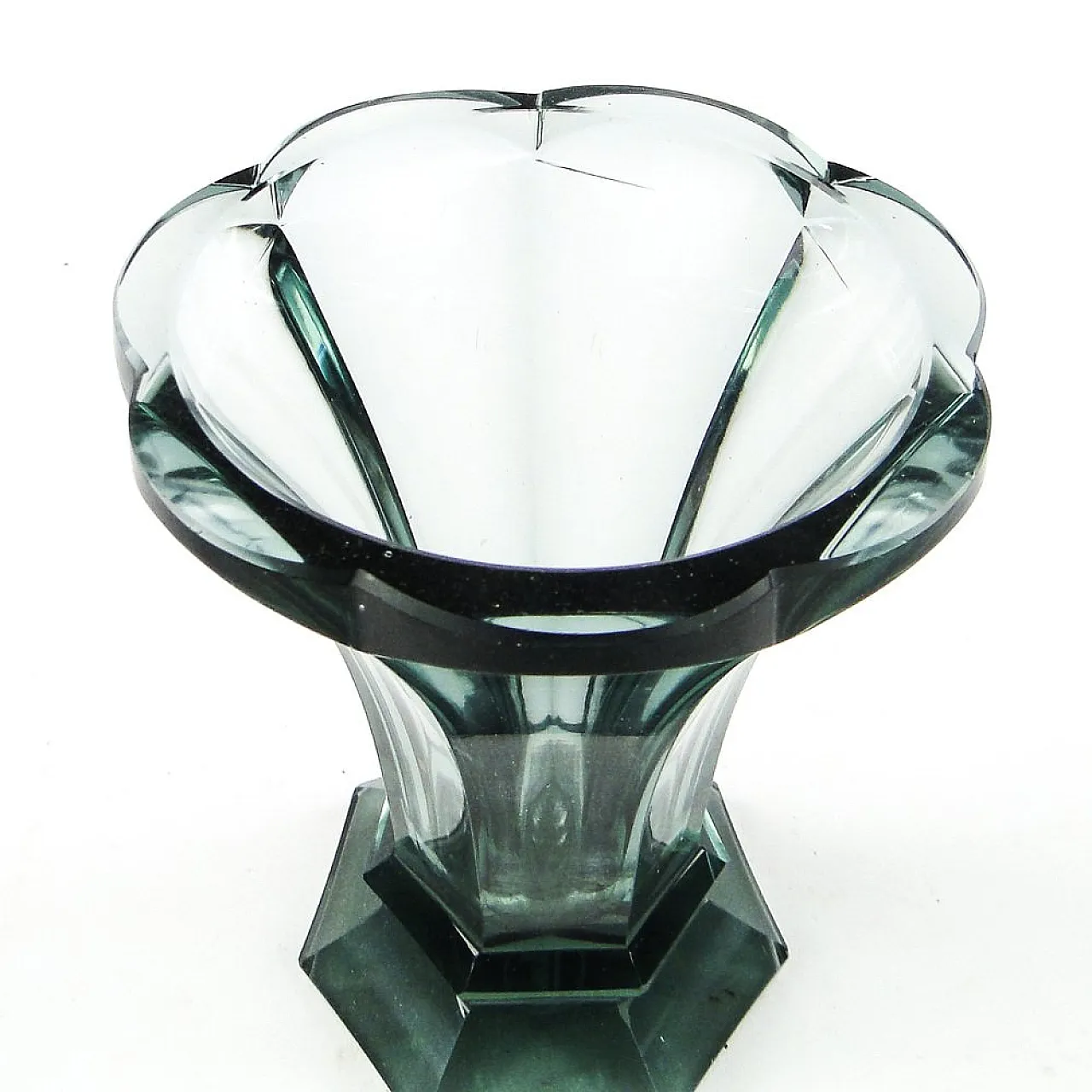 Vaso Art Déco di Moser, anni '30. 9