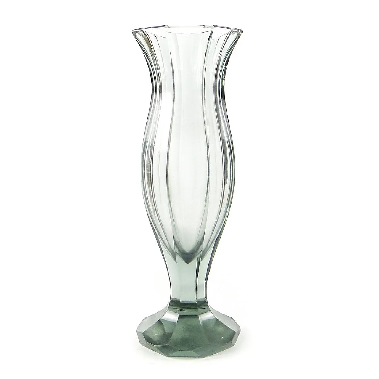 Vaso Art Déco di Moser, anni '30. 1