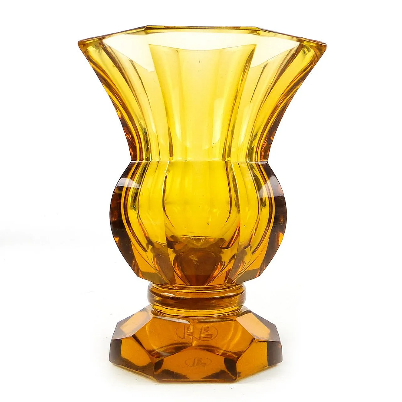 Vaso Art Déco di Moser, anni '30. 1