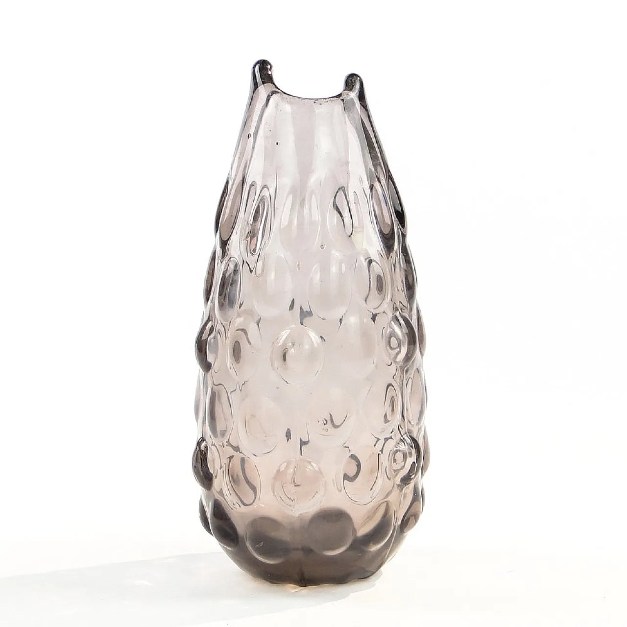 Piccolo vaso a forma di fagiolo di Jan Sylwester Drost per la vetreria Ząbkowice, 1970 1