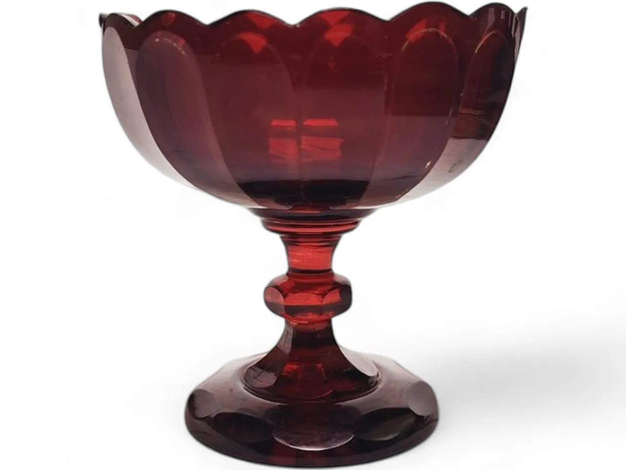 Biedermeier Fruit Bowl on Stand, Austria, 1850s 18