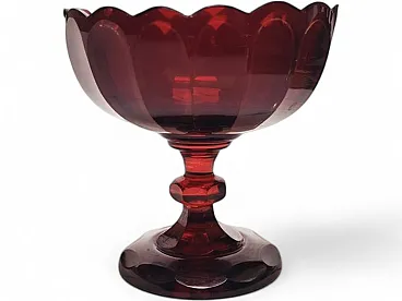Biedermeier Fruit Bowl on Stand, Austria, 1850s