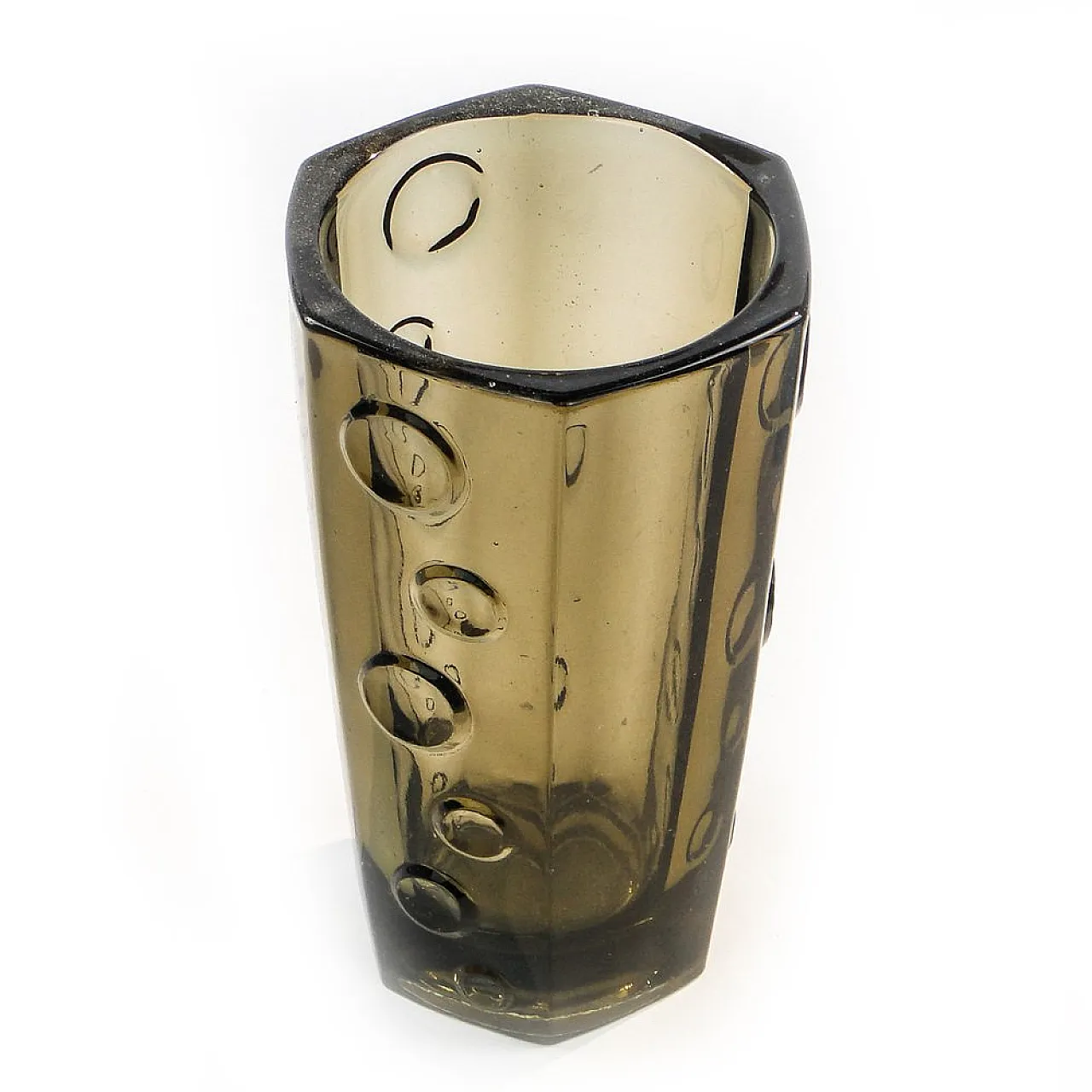 Vaso Soda di Jan Sylwester Drost per Ząbkowice Glassworks, anni '70 6