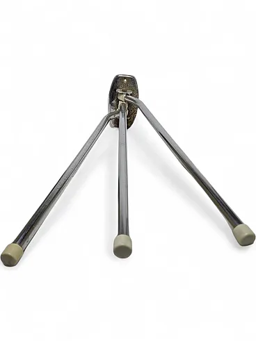 Mid-Century Hanger in Brass and Chrome, Poland, 1950s