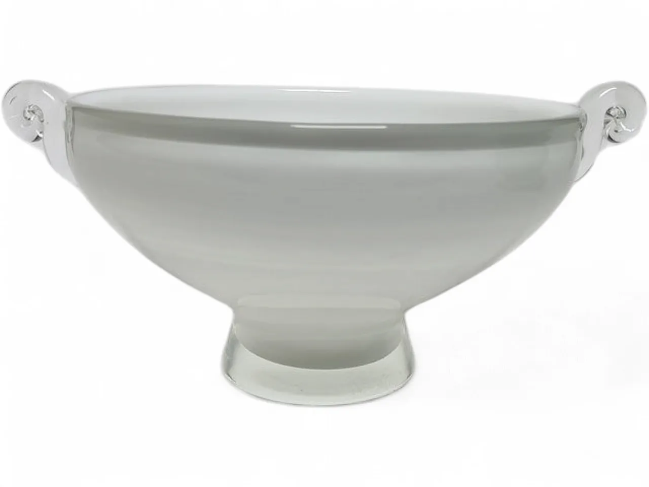 Glass Basket from HSG Tarnowiec, Poland, 1970s 8