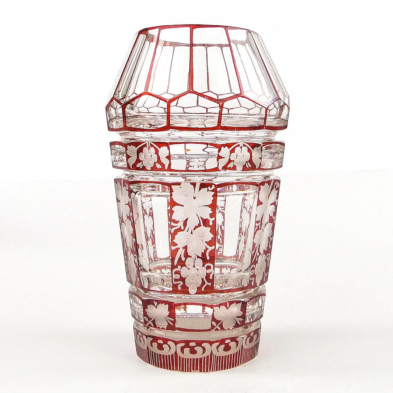 Vaso boemo cecoslovacco in stile Art Déco, anni 1890. 1