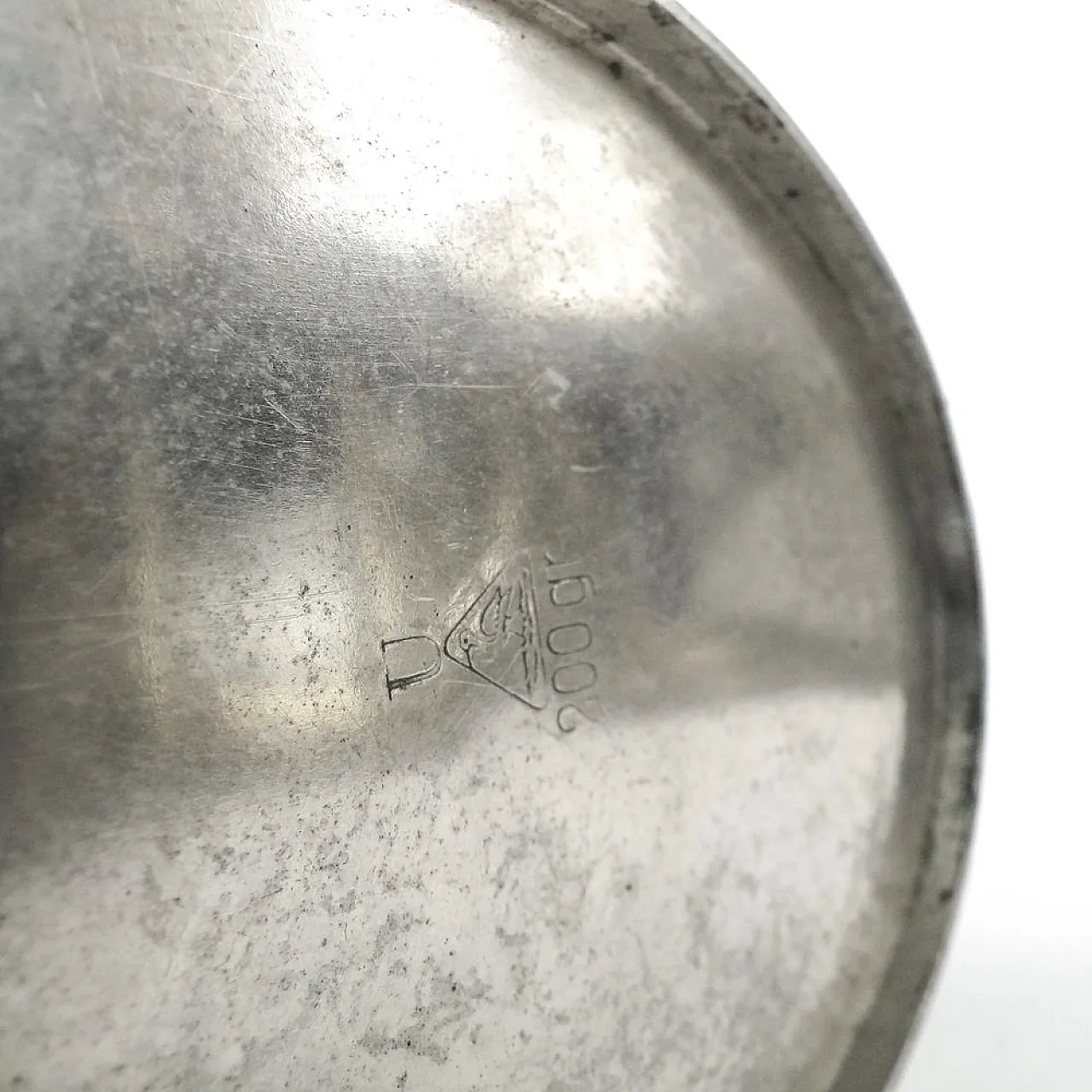 Metal sugar bowl with lid, early 20th century 2