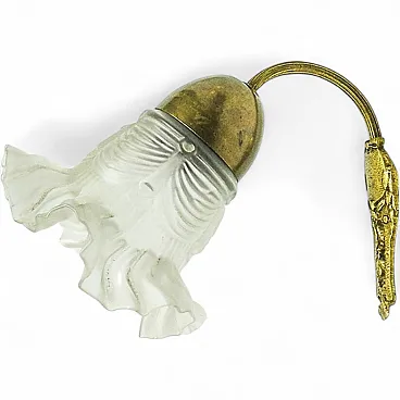 Art Nouveau Wall Lamp, 1970s