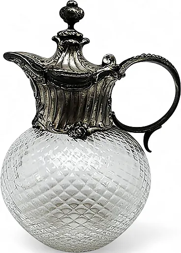 20th Century Art Nouveau Wine Jug from WMF, Germany, 1890s