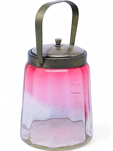 Art Nouveau Tea Box in Glass, Germany, 1920s