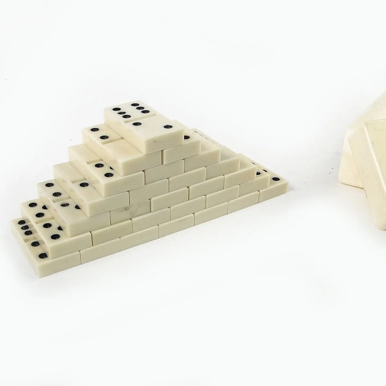 Postmodern Domino Game, USRR, 1970s, Set of 28 1