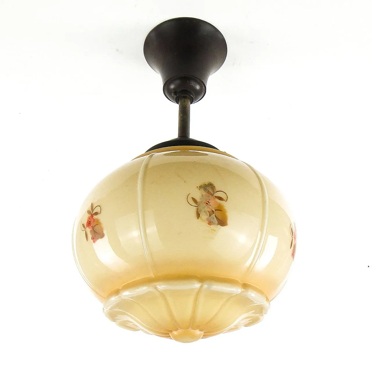 Lampada a sospensione Art Déco, Germania, anni '50 11