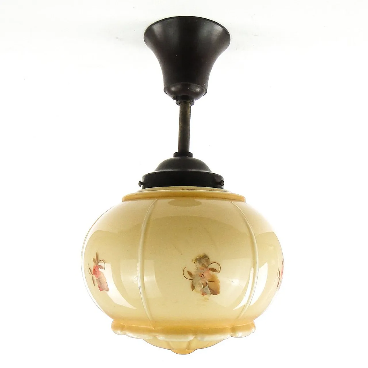 Lampada a sospensione Art Déco, Germania, anni '50 12