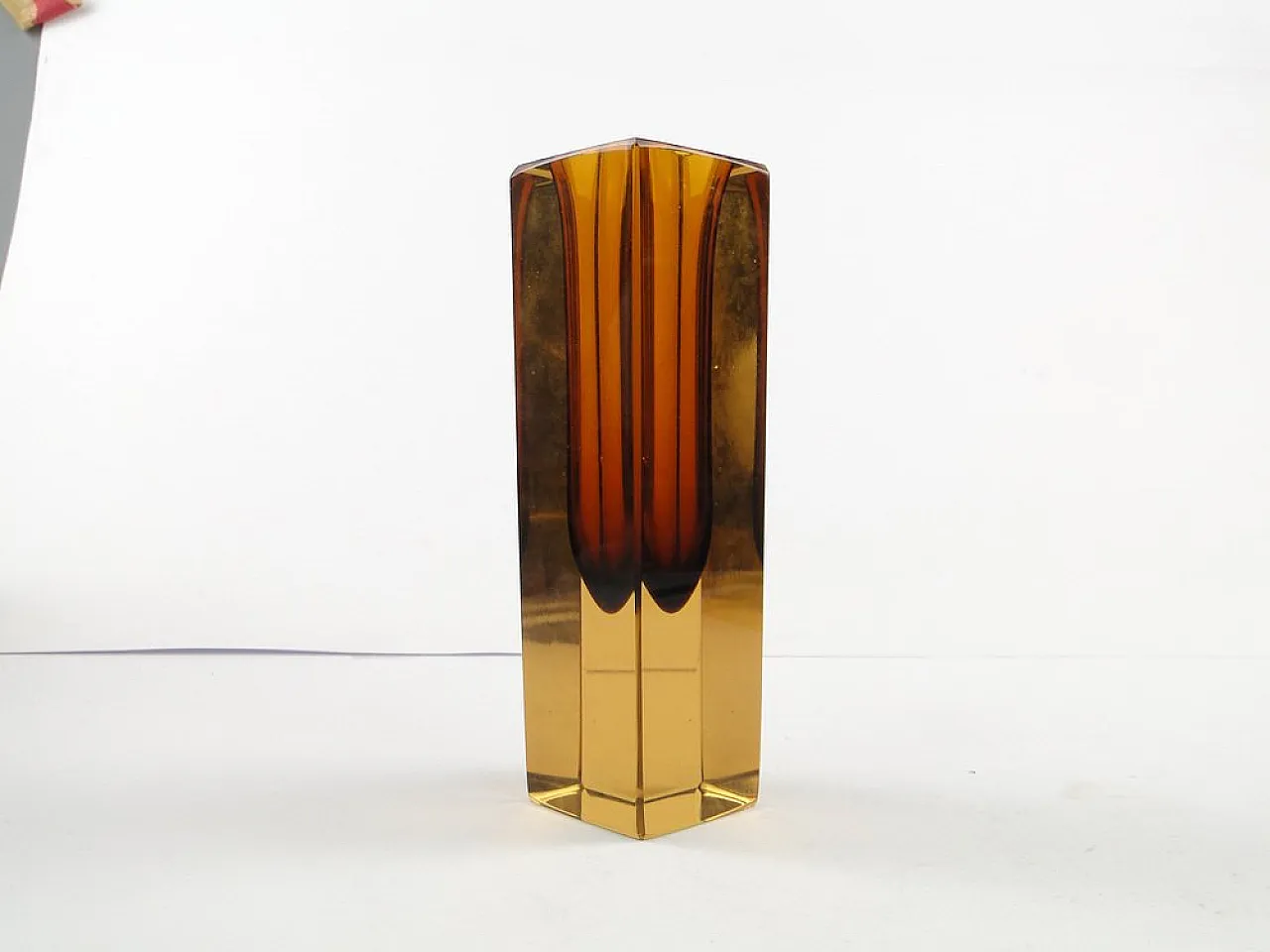 Vaso in vetro di Murano italiano, prodotto da Mandrizzato, anni '50. 12