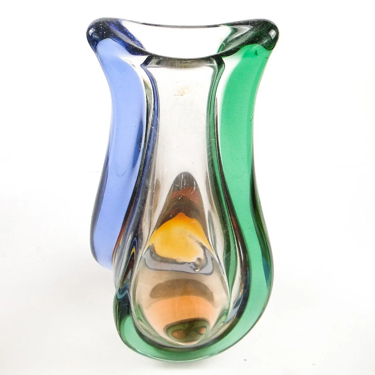 Vaso di Hanna Machanovska per la vetreria Mstisov, Cecoslovacchia, 1960. 8