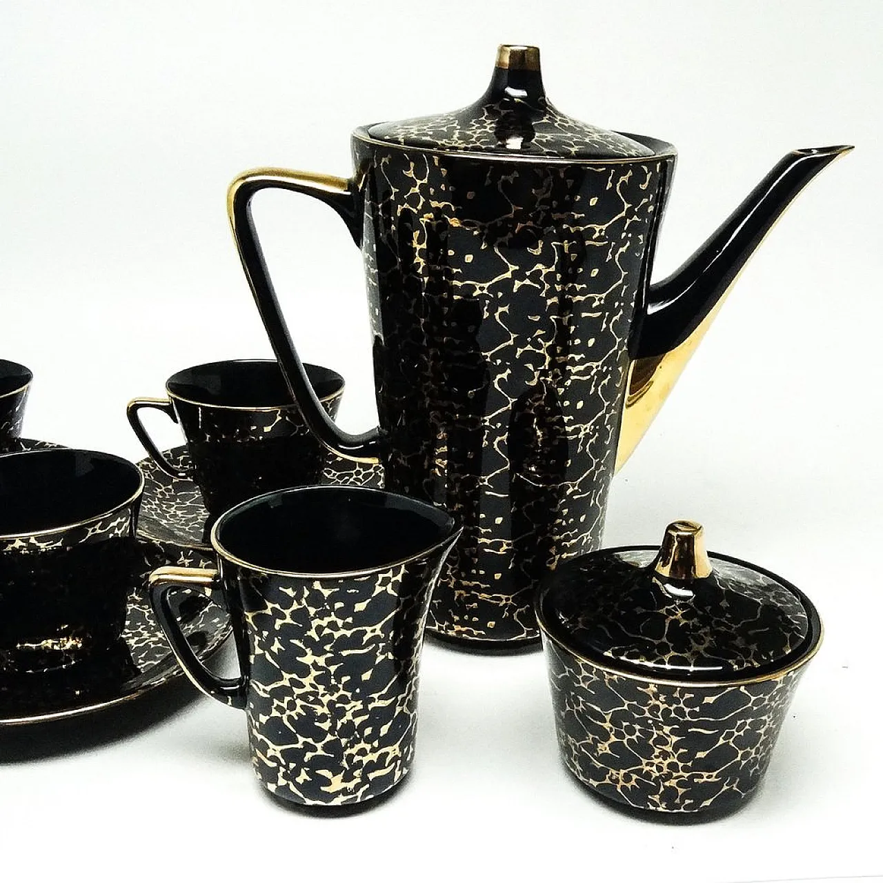 Set da caffè Ira, Chodzież, Polonia, anni '50, set di 15 2