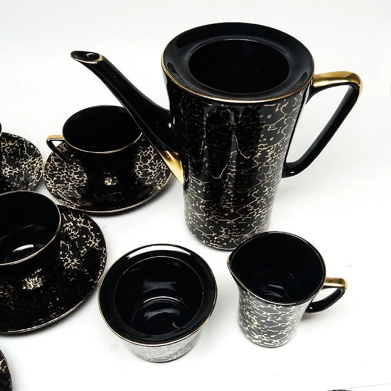 Set da caffè Ira, Chodzież, Polonia, anni '50, set di 15 3