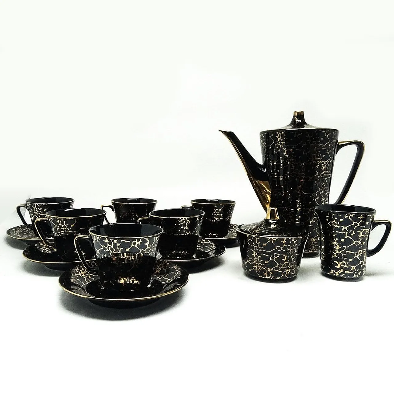 Set da caffè Ira, Chodzież, Polonia, anni '50, set di 15 4