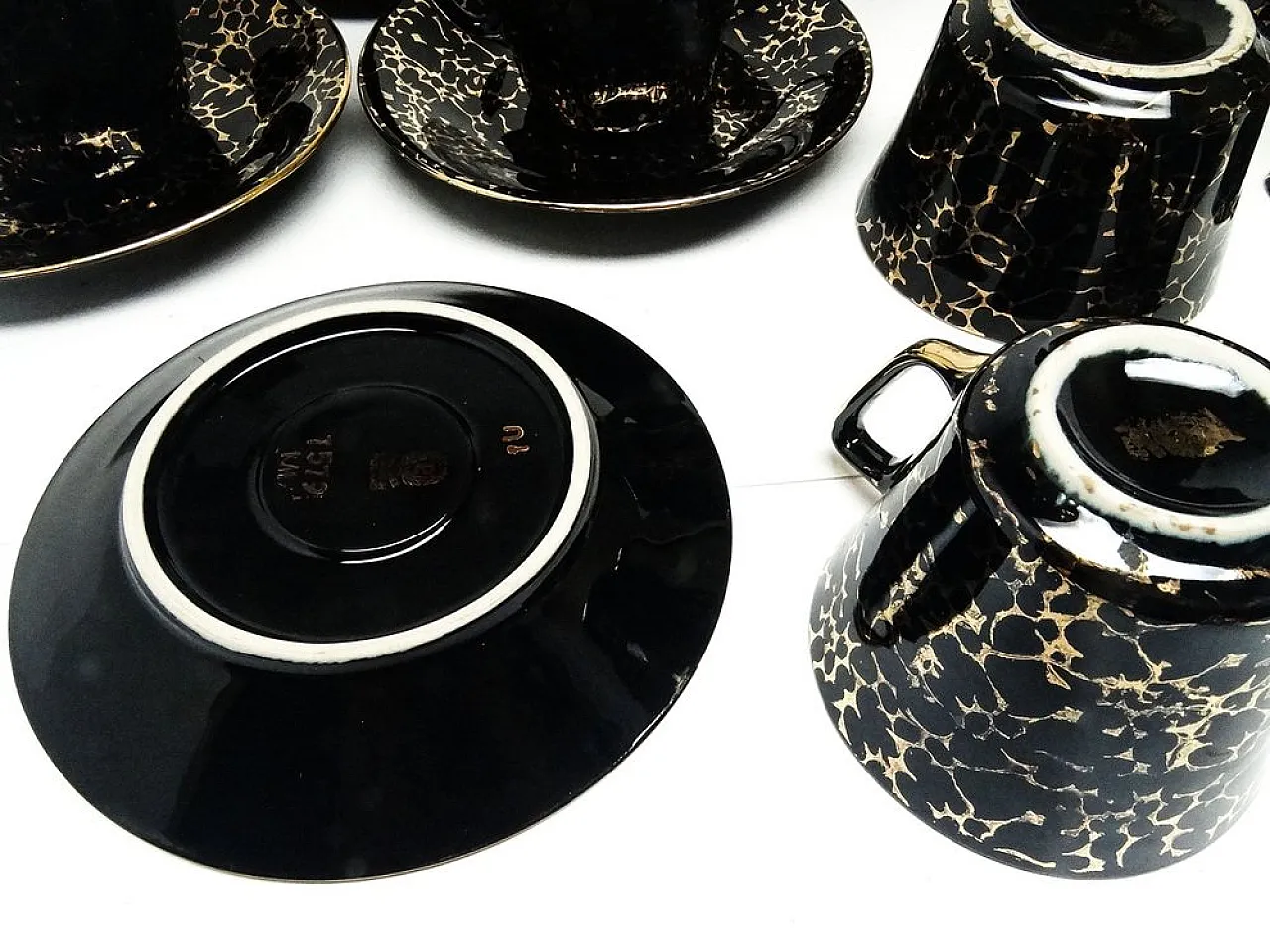 Set da caffè Ira, Chodzież, Polonia, anni '50, set di 15 6