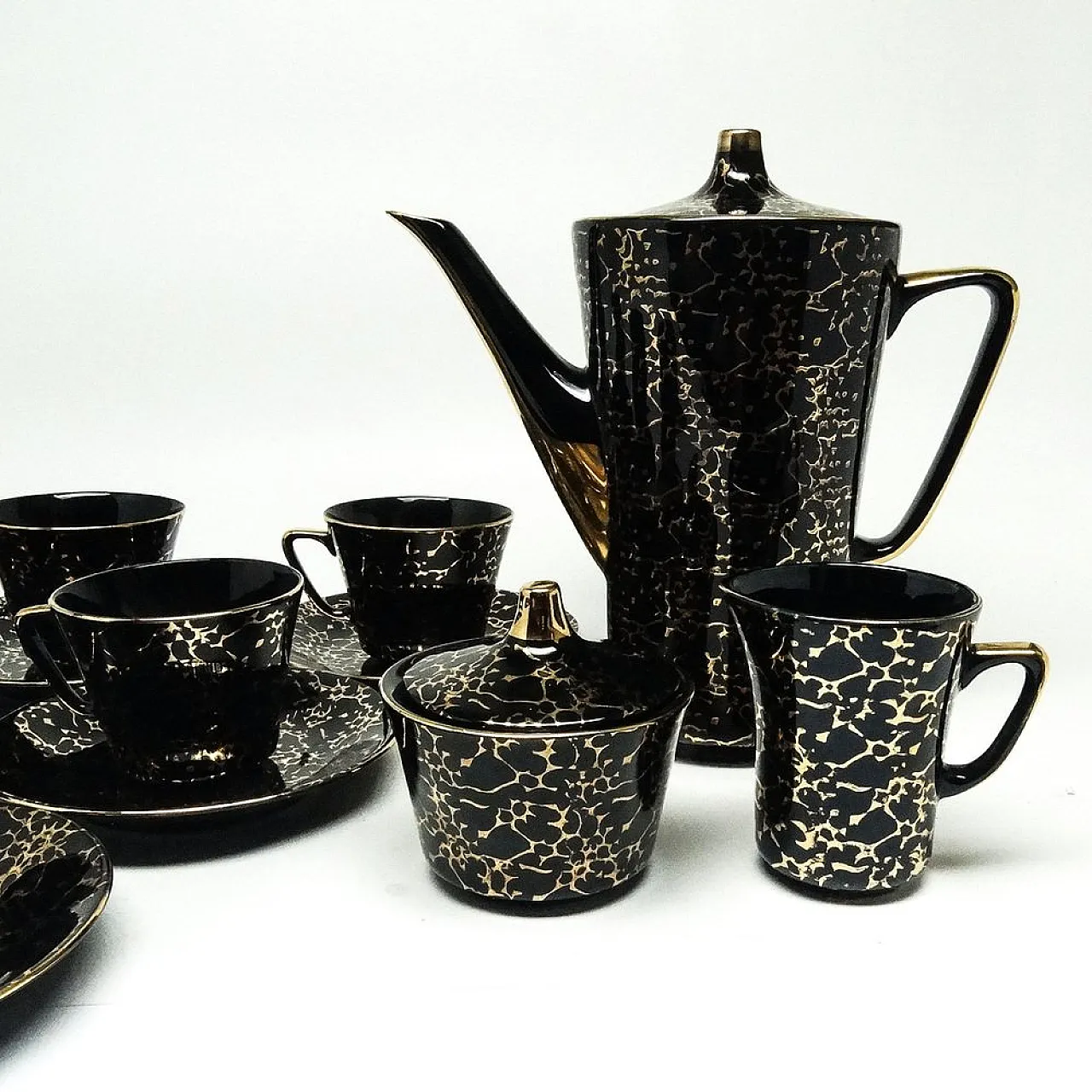 Set da caffè Ira, Chodzież, Polonia, anni '50, set di 15 9