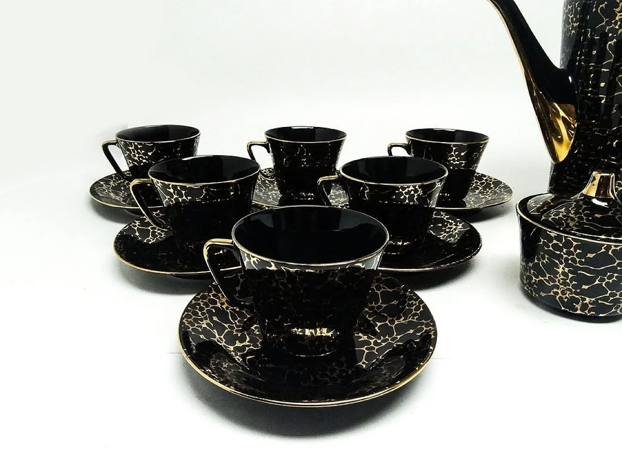 Set da caffè Ira, Chodzież, Polonia, anni '50, set di 15 12