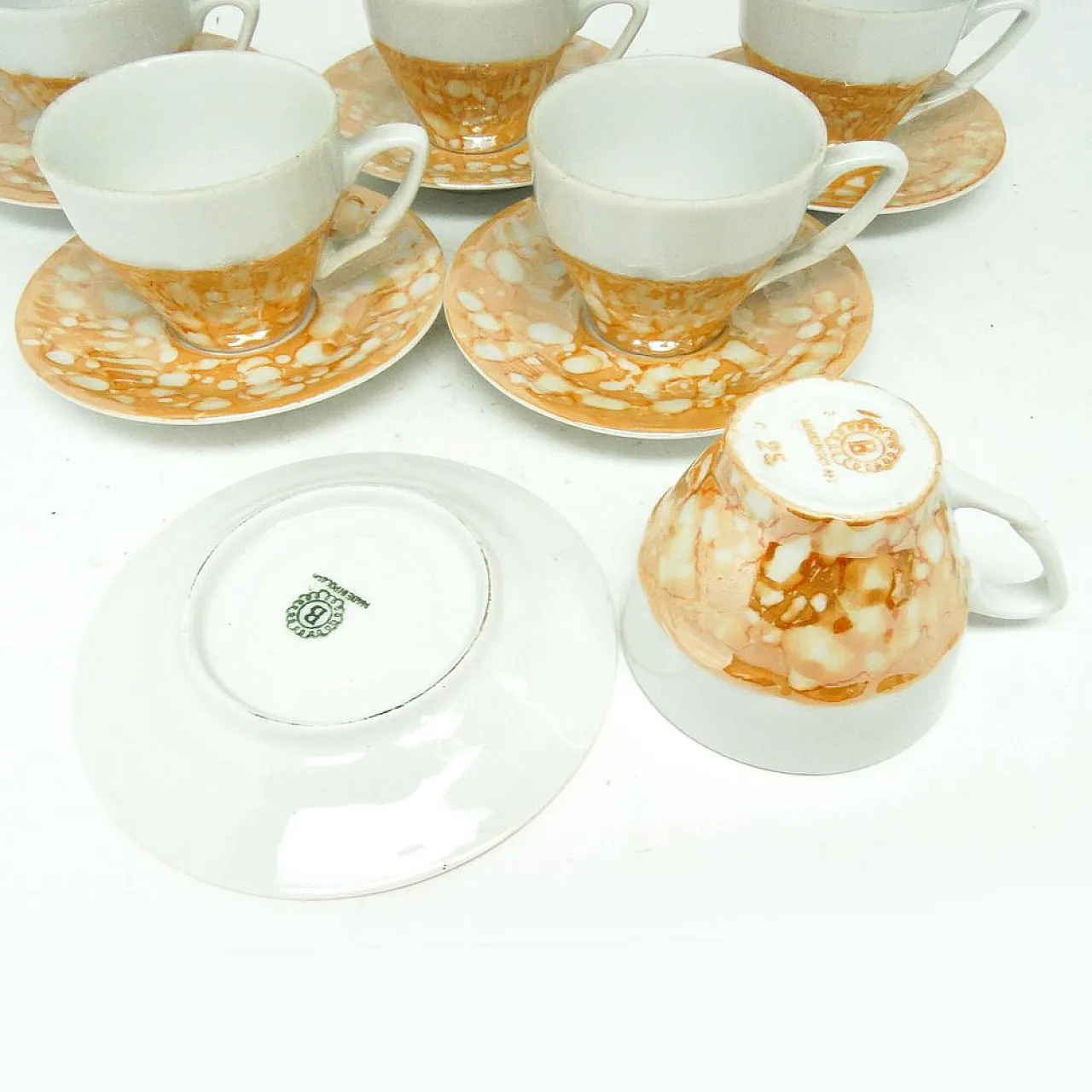 Tazzine da caffè, Bogucice, Polonia, anni '60, set da 12 2