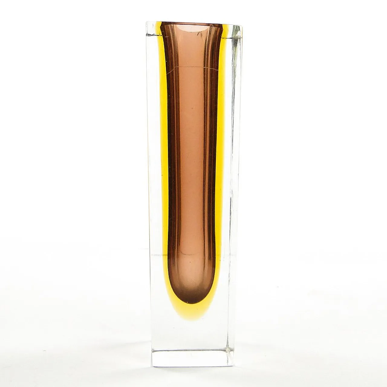 Vaso in vetro di Murano italiano, prodotto da Mandrizzato, anni '50 11