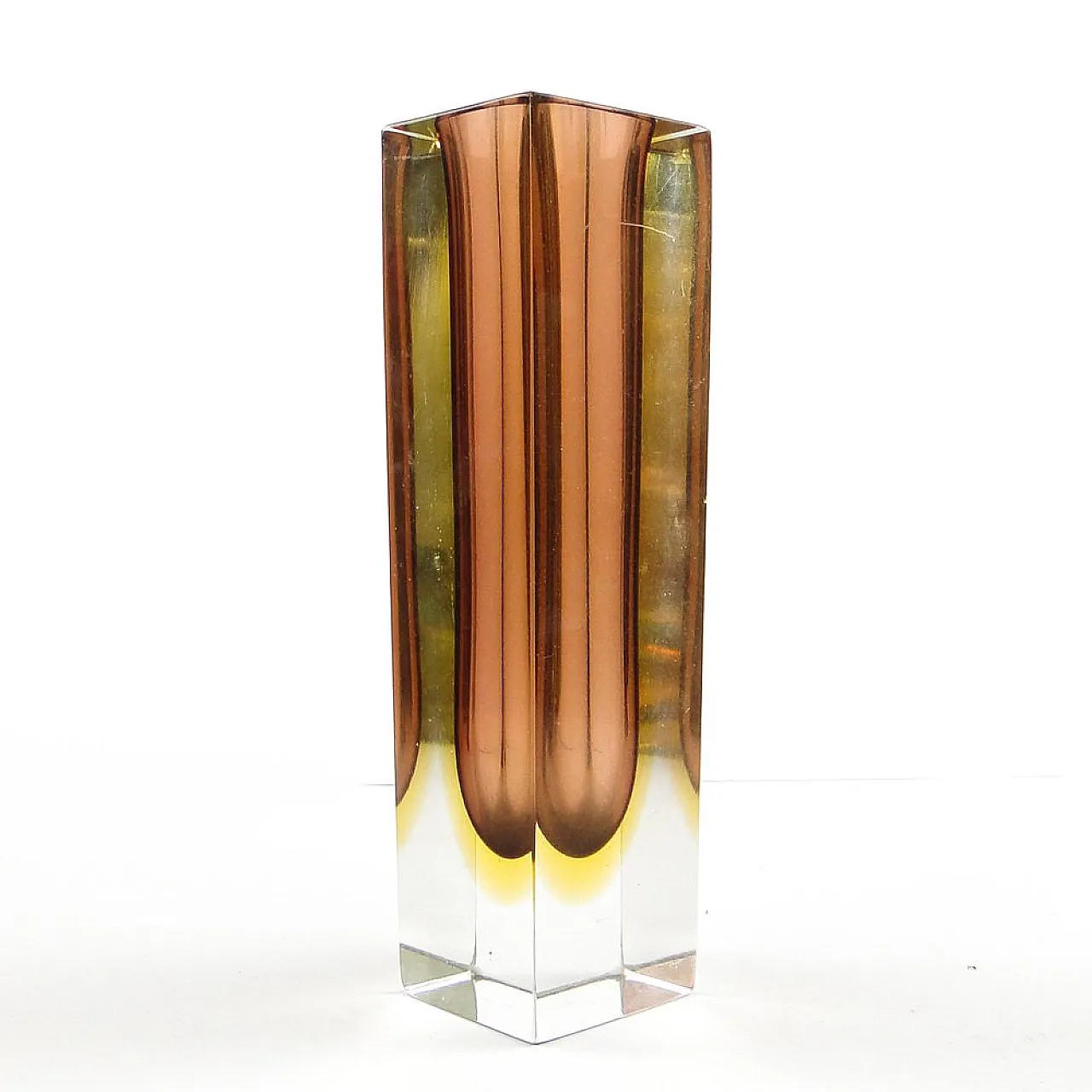 Vaso in vetro di Murano italiano, prodotto da Mandrizzato, anni '50 13