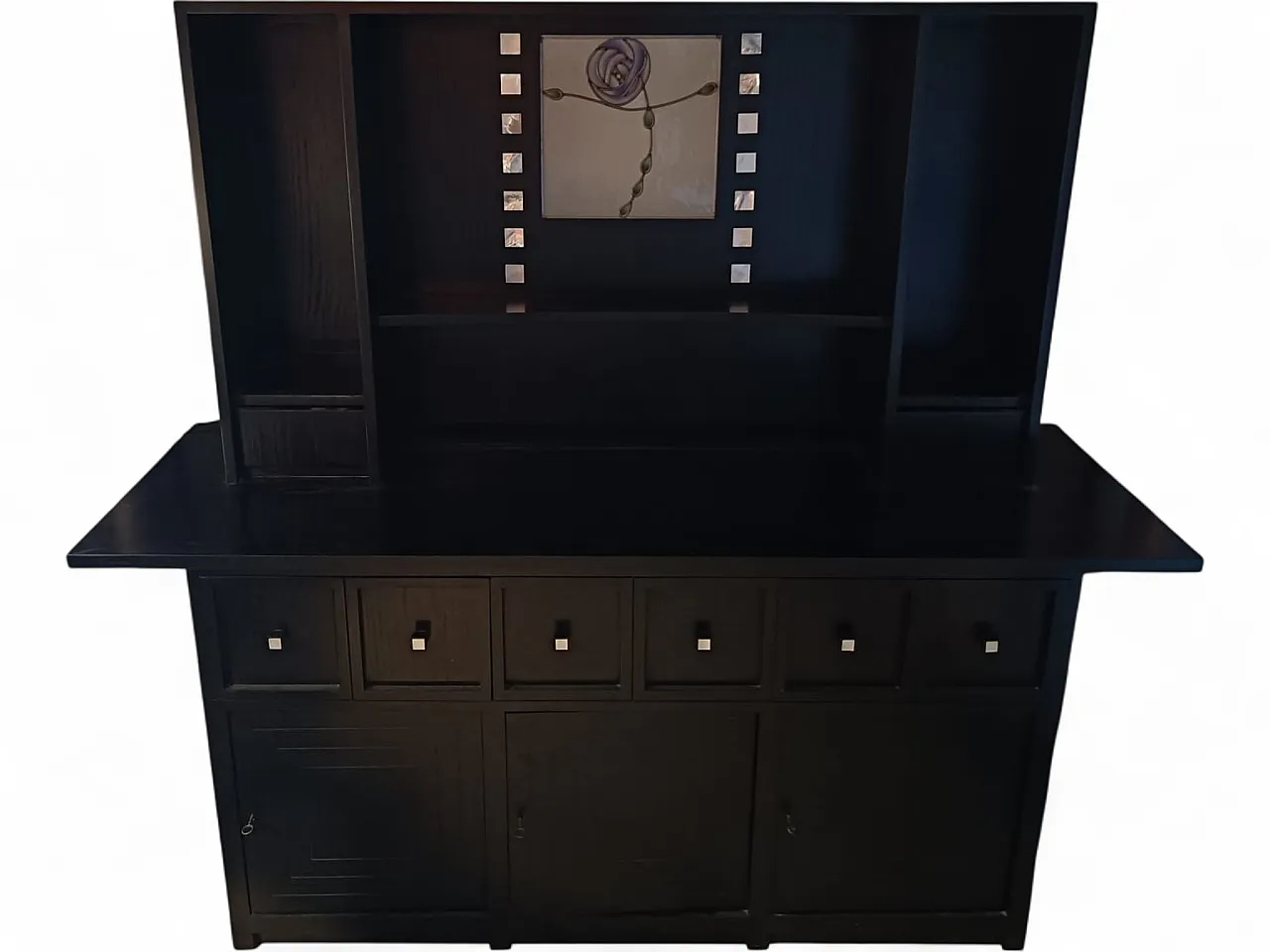 Credenza D.S. 5 di Charles Rennie Mackintosh per Cassina, anni '80 15