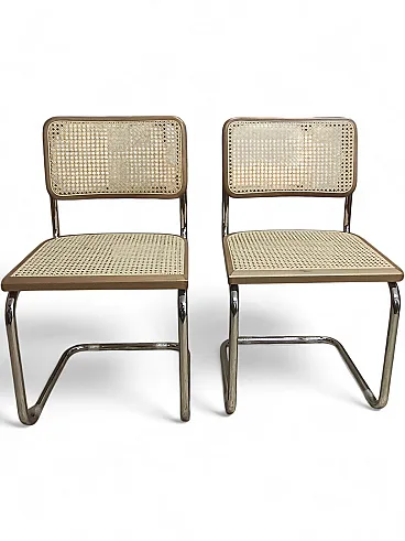 Pair of Cesca chairs, 2000s