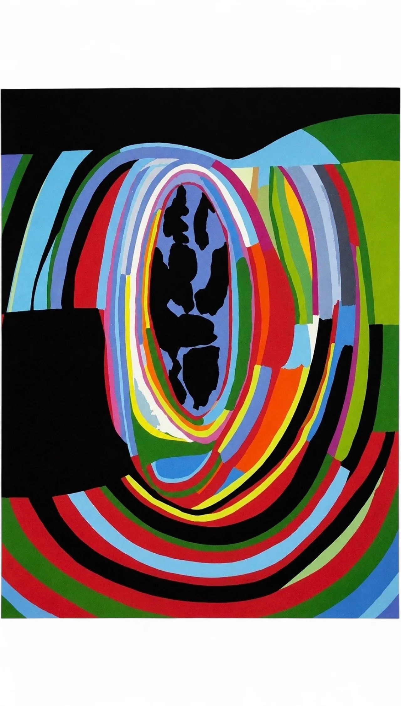 Screenprint by Alberto Burri, mid-20th century 5
