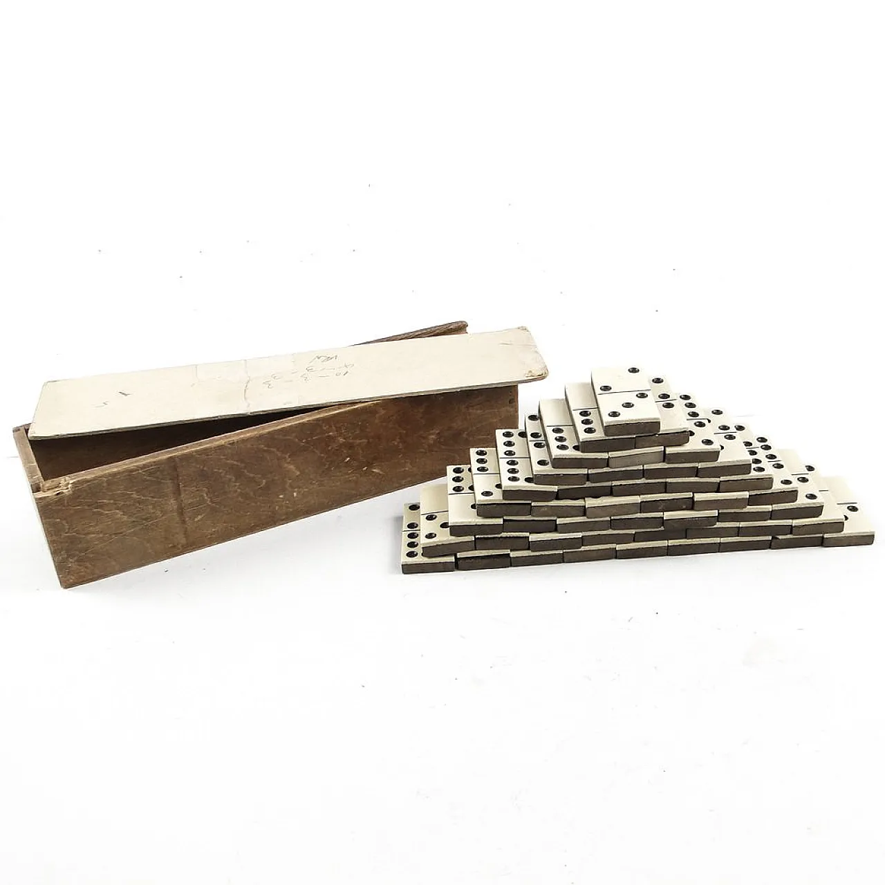Gioco del domino postmoderno, Polonia, anni '50, set da 28 pezzi 13