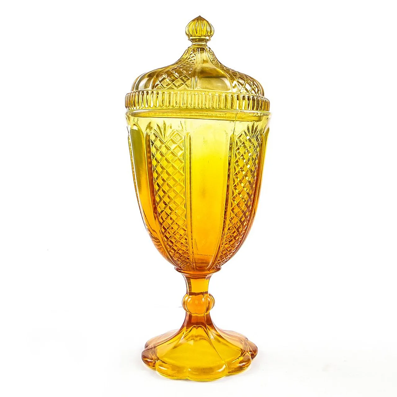 Polish Candyer from Ząbkowice Glasswork, Poland, 1950s 1