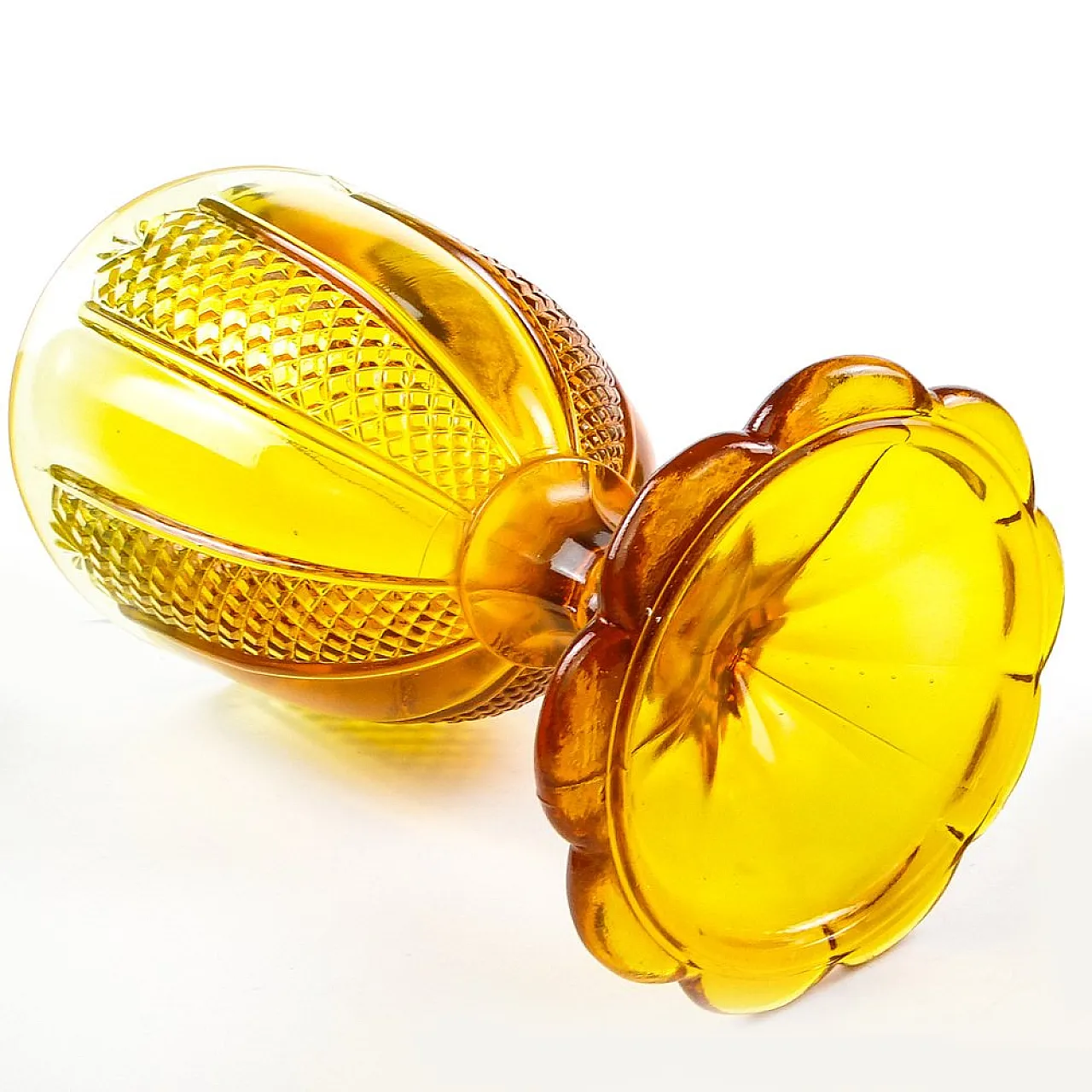 Polish Candyer from Ząbkowice Glasswork, Poland, 1950s 7