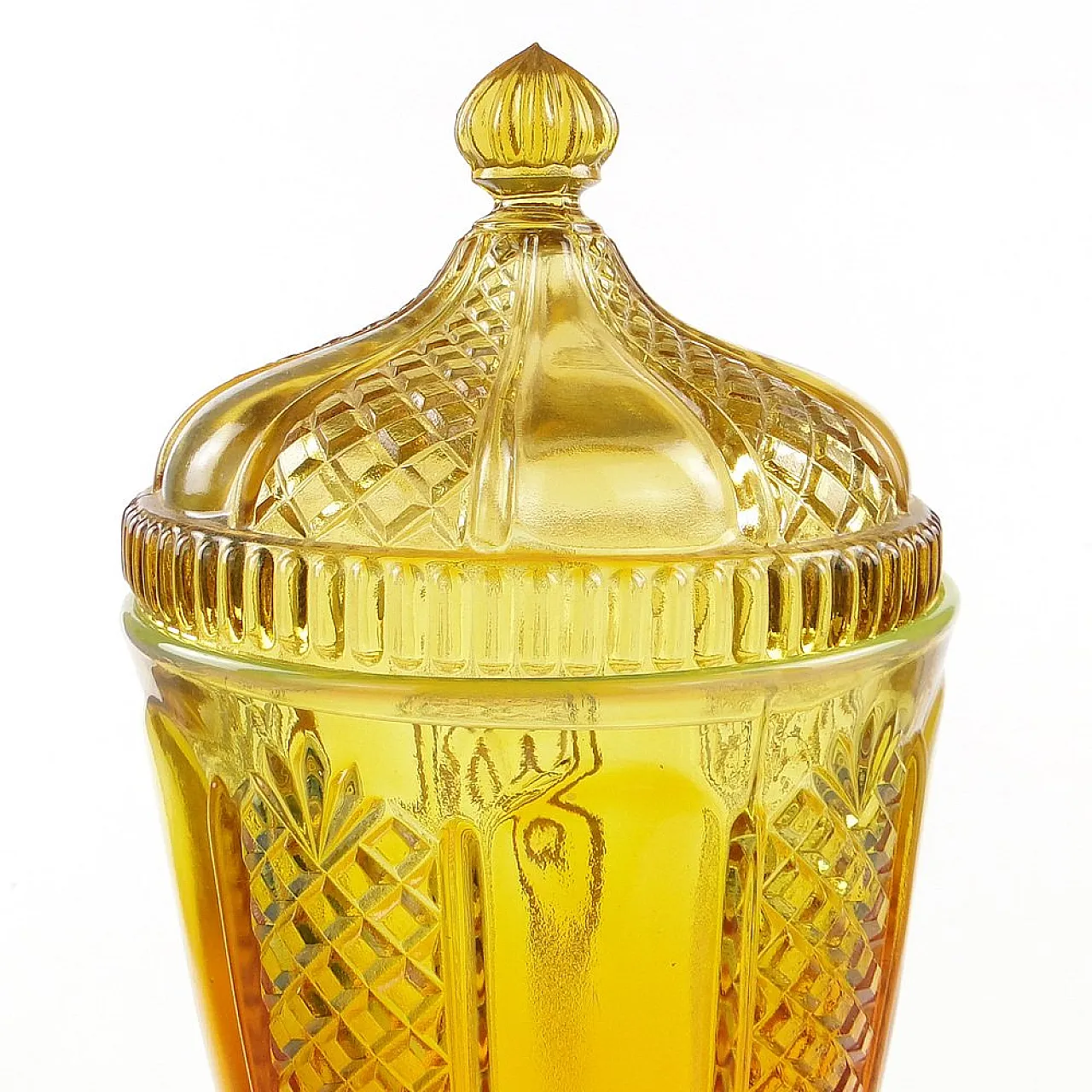 Polish Candyer from Ząbkowice Glasswork, Poland, 1950s 12