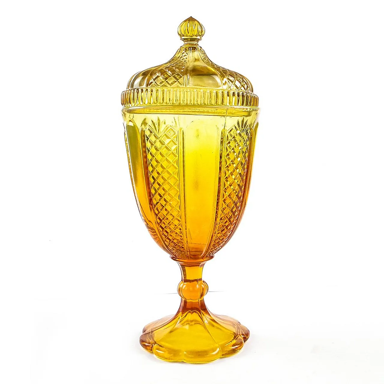 Polish Candyer from Ząbkowice Glasswork, Poland, 1950s 13